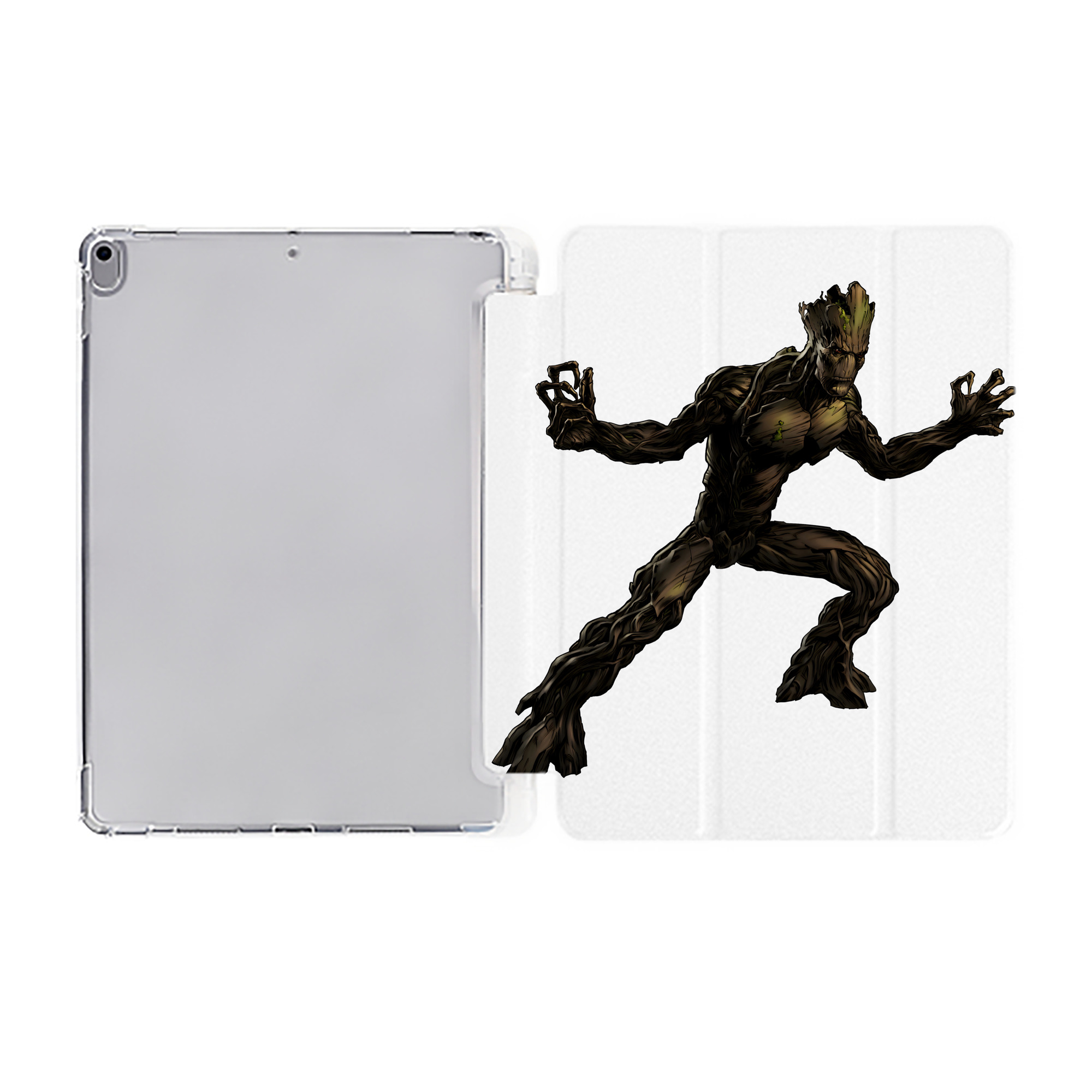 （画像用） アベンジャーズ The Avengers IPad ケース ペン収納付き 三つ折りスタンド PUレザー×シリコン 対応機種9.5/10.5/10.9インチ